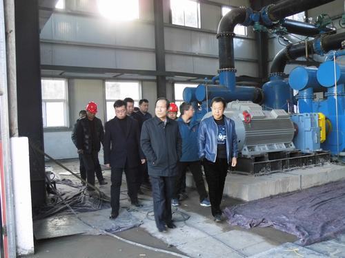 銅煤公司柴溝工地迎來(lái)銅川礦業(yè)公司黨委書(shū)記、執(zhí)行董事王蓬一行檢查指導(dǎo)工作