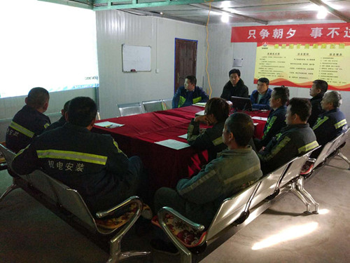 機電安裝公司:嚴細結(jié)合,全力沖刺全年安全生產(chǎn)目標