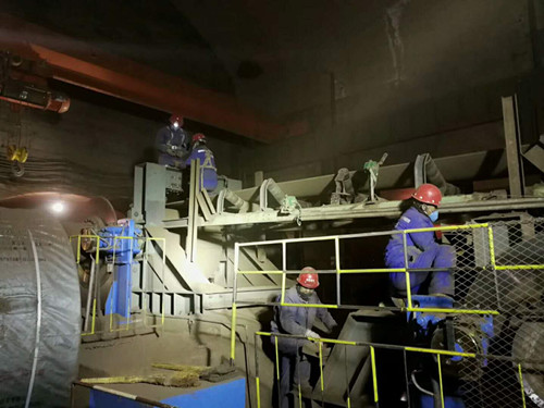 機電安裝公司酒鋼項目部打響新年第一槍