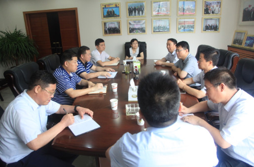 物資集團(tuán)董事長郭旭東一行來我公司交流座談