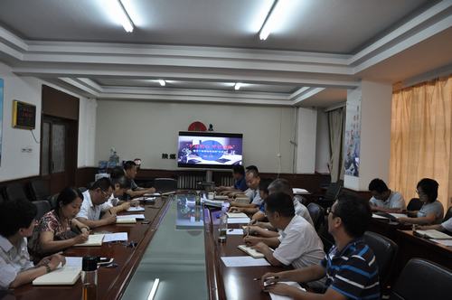 陜煤建設韓城分公司慶?！敖h97周年”系列活動之專題黨課