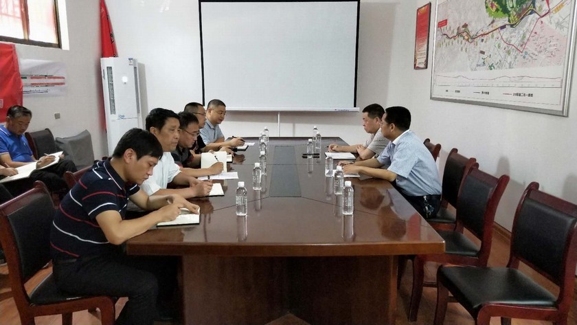 寧興剛、贠公法蒞臨210國道完善工程川耀PPP項(xiàng)目檢查指導(dǎo)工作