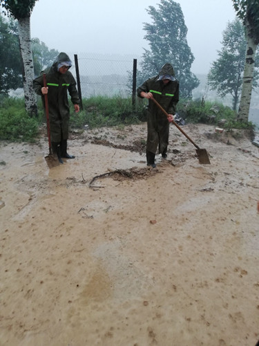 陜煤建設天工公司土建三部抗洪防汛展現(xiàn)天工精神
