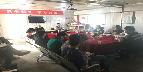 陜煤建設機電安裝公司曹家灘項目部喜迎竣工預驗收