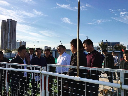 渭南市副市長郭柱國深入陜煤建設(shè)澄合分公司渭南片區(qū)施工現(xiàn)場檢查指導(dǎo)工作