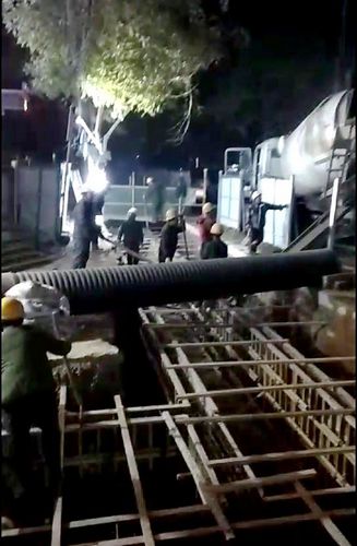 陜煤建設天工公司土建八部承建的給排水管網(wǎng)施工進入沖刺階段