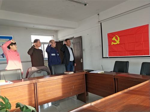 陜煤建設(shè)集團(tuán)洗選煤運(yùn)營公司檸條塔運(yùn)營項(xiàng)目部黨支部開展“憶初心、明職責(zé)、當(dāng)先鋒”主題黨日活動