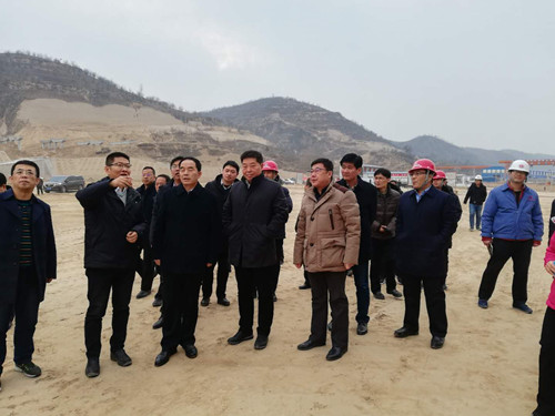 陜西省國資委、陜煤集團領導蒞臨天工公司項目檢查工作