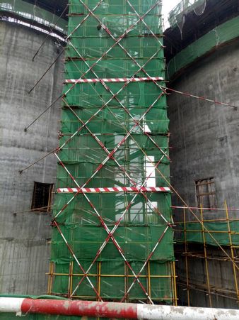 陜煤建設(shè)天工公司土建九部:修舊利廢有妙招 架體穩(wěn)定拉的牢