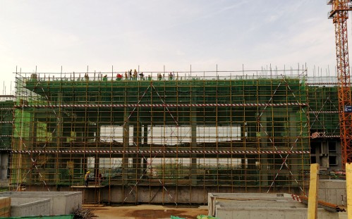 陜煤建設(shè)渭南分公司第五項(xiàng)目部三個(gè)“得力”促兩個(gè)單項(xiàng)工程封頂實(shí)現(xiàn)首戰(zhàn)告捷