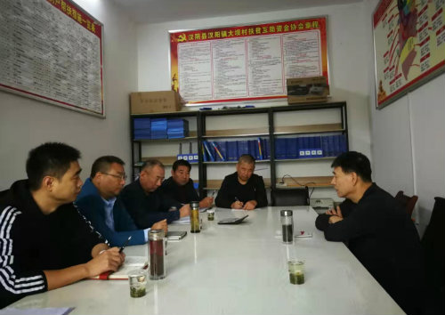 侯本英在安康漢陰大壩村調(diào)研精準扶貧工作