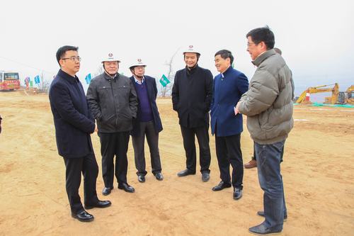 陜煤建設集團承建的銀西高鐵彬州東站前廣場項目開工儀式順利舉行