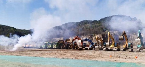 陜煤建設(shè)路橋分公司黃陵礦業(yè)店頭電廠項(xiàng)目開工