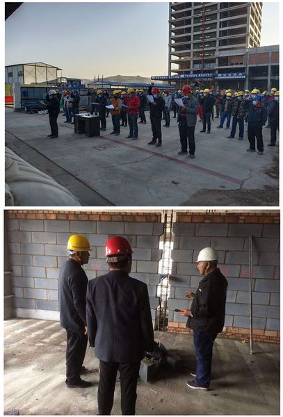 天工公司承建的神木杏花園辦公、公寓樓工程安全先行保質(zhì)量