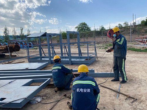 陜煤建設機電安裝公司掀起大干一百天勞動熱潮