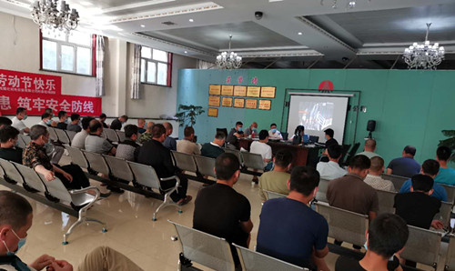 陜煤建設(shè)機電安裝公司檸條塔項目部：助力生產(chǎn)，安全護航