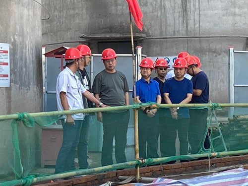 黃陵縣副縣長蒞臨陜煤建設(shè)機(jī)電安裝公司生態(tài)水泥項(xiàng)目現(xiàn)場檢查指導(dǎo)工作