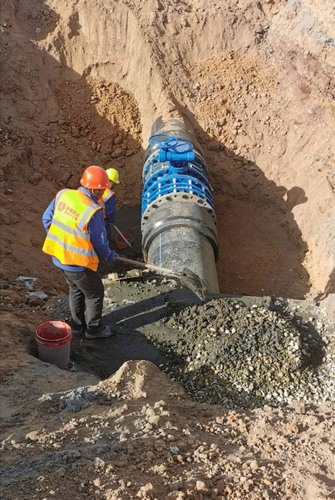 陜煤建設(shè)路橋分公司小保當(dāng)一、二號(hào)礦井復(fù)用水輸水管道（一期）工程順利完工