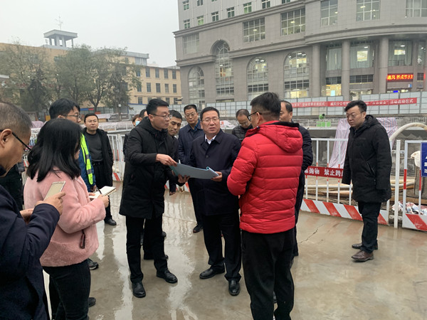 咸陽市副市長王靖一行蒞臨咸陽市城市停車場BOT項目調(diào)研