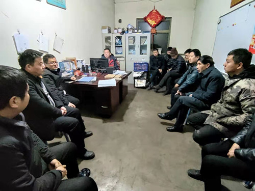 陜煤建設(shè)機(jī)電安裝公司黃陵項目部施工大干迎新年