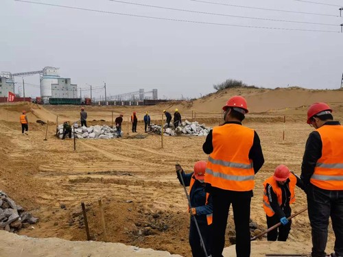 陜煤建設(shè)路橋分公司小保當項目地磅房工程順利開工