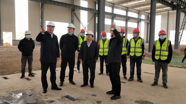 榆林城投集團黨委書記、董事長、總經(jīng)理郝君一行深入陜煤建設(shè)榆林公司杭蕭綠色鋼結(jié)構(gòu)產(chǎn)業(yè)制造基地項目檢查指導(dǎo)工作