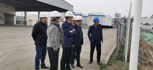 趙敬凱深入山東宏信化工股份有限公司老廠(chǎng)區(qū)搬遷改造項(xiàng)目檢查指導(dǎo)工作
