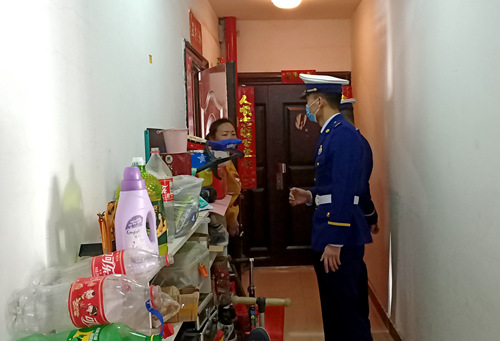 陜煤建設公司：莫讓雜物堵塞了生命通道