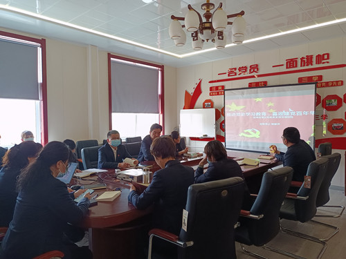 陜煤建設機電安裝公司機關黨支部黨史學習教育豐富多彩