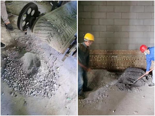 陜煤建設天工公司土建十五部讓建筑垃圾“變廢為寶”