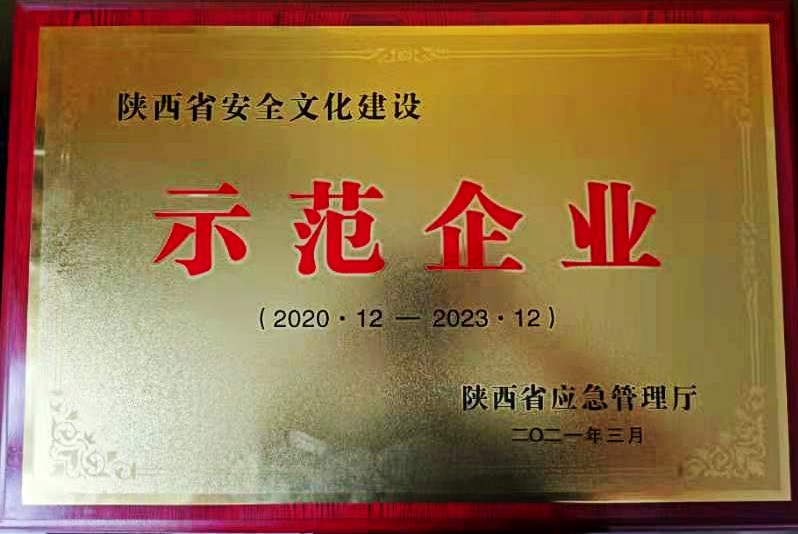 陜煤建設澄合分公司被陜西省應急管理廳授予“陜西省安全文化建設示范企業(yè)”