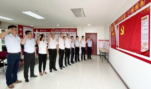 陜煤建設(shè)洗選煤運營公司：莊嚴(yán)重溫入黨誓詞 共迎建黨百年華誕