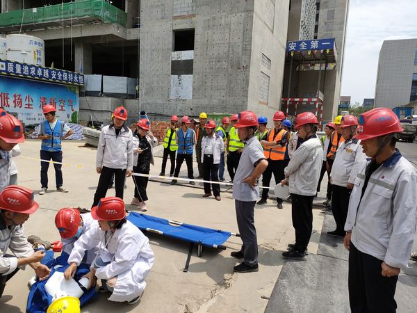 陜煤建設(shè)天工公司土建十五部應(yīng)急演練加深安全意識