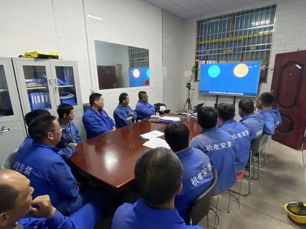 陜煤建設機電安裝公司全力以赴保安全，促生產(chǎn)