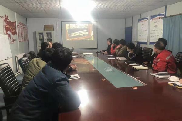 陜煤建設礦建二公司各項目部組織開展年后安全“第一講”