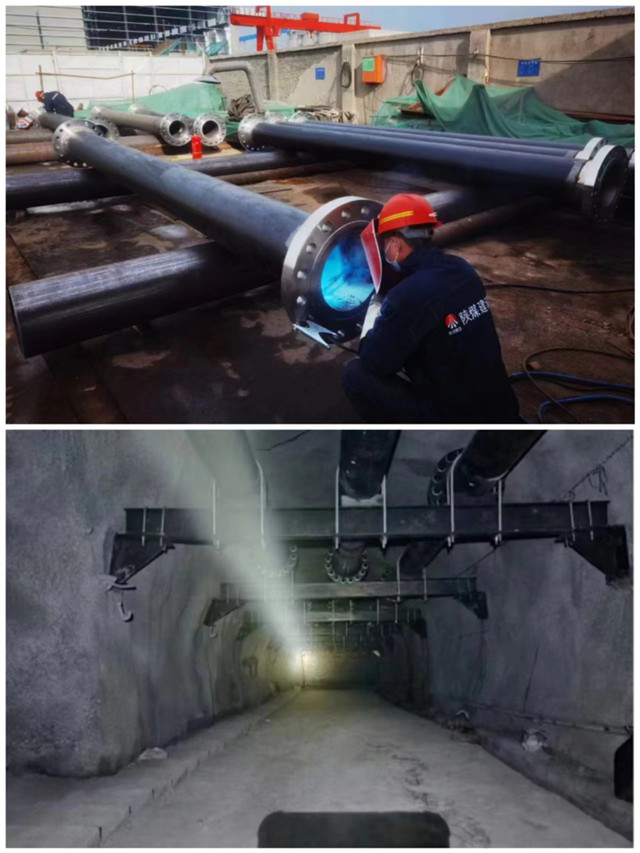 陜煤建設(shè)漢中分公司西卓煤礦強排泵房設(shè)備及管道安裝工程大干正當(dāng)時