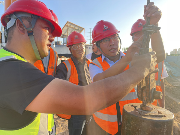 科創(chuàng)新城同慧運動公園項目經(jīng)理部“三強化”扎實推進安全生產(chǎn)大檢查