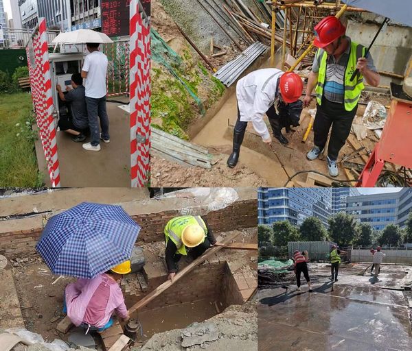 陜煤建設天工公司厲兵秣馬戰(zhàn)風雨，上下同欲保汛期