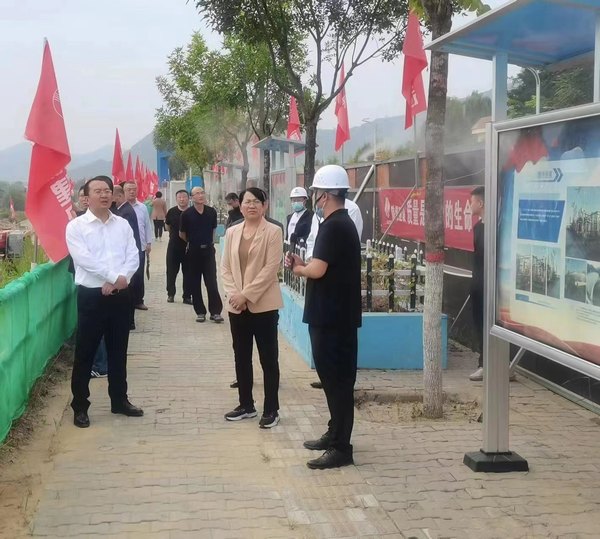 綏德縣委常委、副縣長(zhǎng)苗立群一行蒞臨綏德縣第二凈水廠(chǎng)項(xiàng)目檢查指導(dǎo)工作