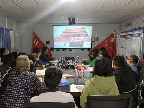 陜煤建設(shè)天工公司機電安裝第一黨支部開展 “喜迎二十大盛會，嚴(yán)抓安全生產(chǎn)”主題黨日活動