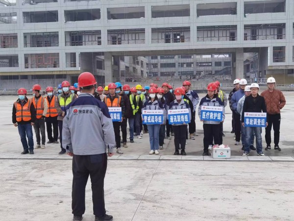 陜煤建設(shè)咸陽分公司各項目部抓消防安全，保高質(zhì)量發(fā)展