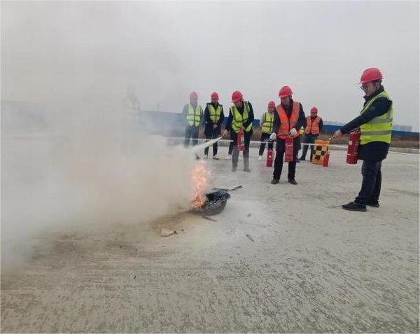 防患于未“燃”，陜煤建設路橋分公司基層項目開展冬季消防培訓演練活動