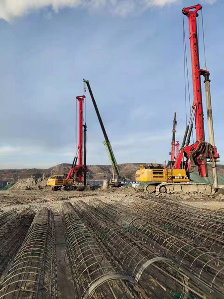 陜煤建設(shè)天工公司提前順利完成神木固廢資源綜合利用項目粉煤灰儲存?zhèn)}樁基工程