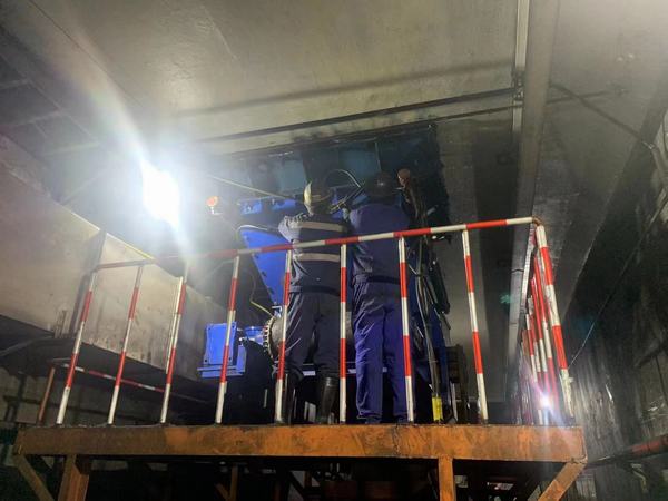 陜煤建設(shè)洗選煤運(yùn)營公司第二項(xiàng)目部：高效完成檸條塔礦業(yè)公司膠鏈帶給煤機(jī)安裝任務(wù)