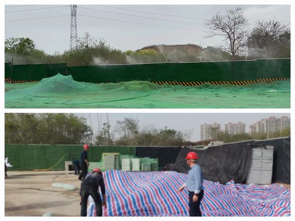 陜煤建設(shè)韓城分公司土一項(xiàng)目部問診“揚(yáng)塵治理” 現(xiàn)場“把脈開方”