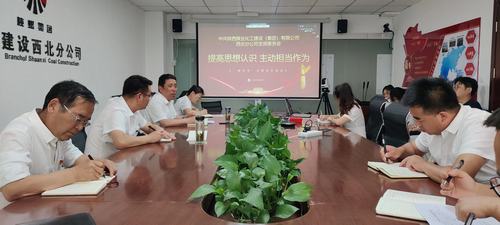 陜煤建設(shè)西北分公司開展“善作為”主題黨日活動(dòng)
