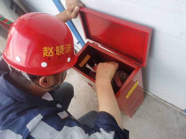 陜煤建設(shè)機(jī)電安裝公司：筑牢燃?xì)獍踩谰€，擰緊消防“安全閥”