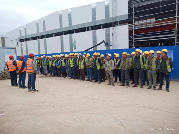 陜煤建設(shè)漢中分公司漢鋼新建中厚板項目：搶抓十月黃金期，工程建設(shè)加速度