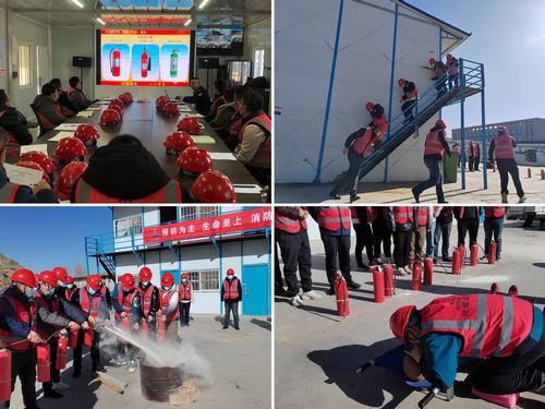 陜煤建設(shè)直屬第七項(xiàng)目部成功開展消防知識培訓(xùn)及演練活動