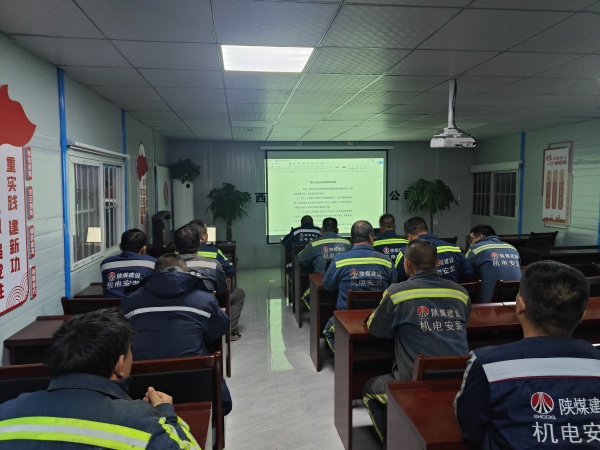 陜煤建設(shè)機(jī)電安裝公司趙石畔項(xiàng)目部全力保障安全生產(chǎn)起好步